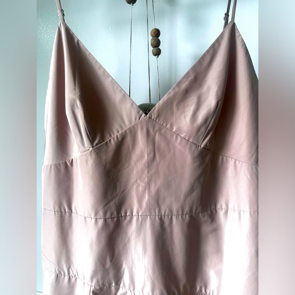 TIBI Italian Sporty Nylon Cami Dress size 8. Toffee colors. NWT